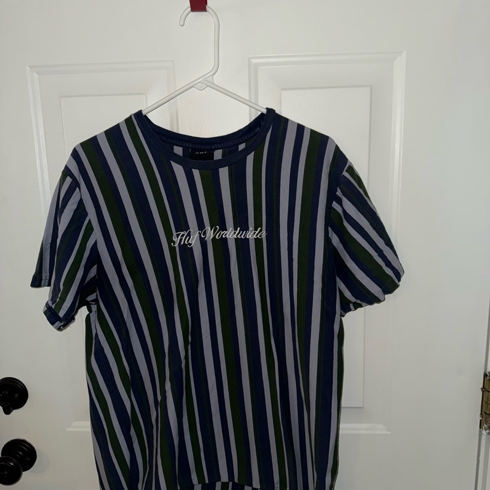 Huf Worldwide Striped T-shirt